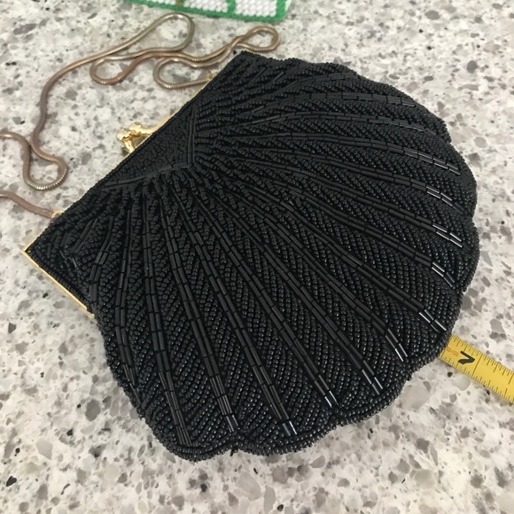 Vintage black beaded bag - Picture 6 of 6